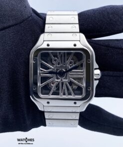Cartier Santos Large Skeleton Dial
