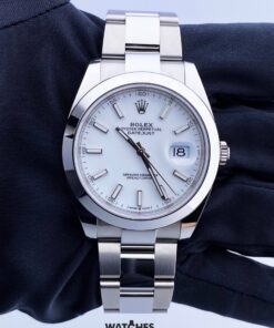 Rolex Datejust 41 White Dial