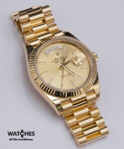 Rolex Day-Date 40 Yellow Gold Champagne Dial