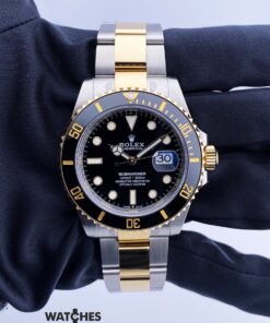 Rolex Submariner Two Tone Black Dial