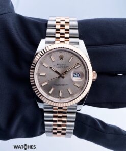 Rolex Datejust 41 Rose Gold Sundust Dial