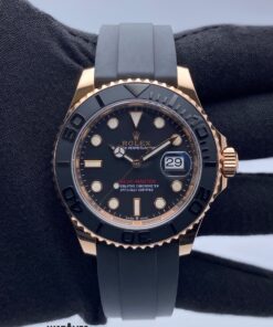 Rolex Yacht-Master Rose Gold Black Dial
