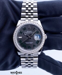 Rolex Datejust 36 Diamond Bezel Wimbledon Dial